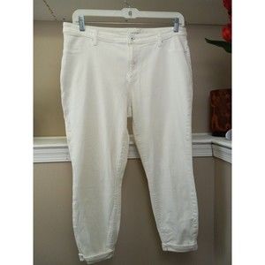 Lila Ryan Dorianna White  Jeggings‎ Jeans Size 16W